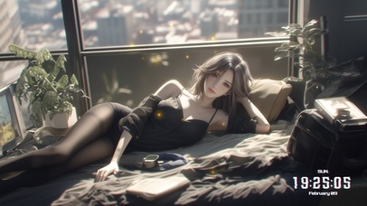 带着清新的朝气