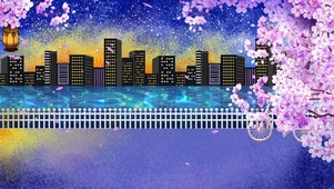 下夜班的少女