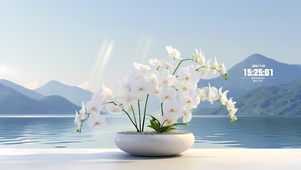清新玉兰花