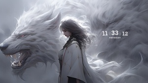 美女与野兽-白狮