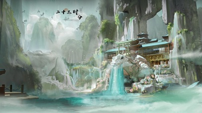 4K唯美古风仙人秘境