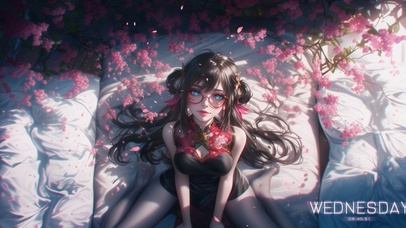 她的眼神清澈如泉水