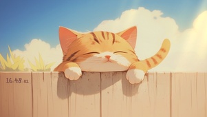 风轻云淡小猫咪