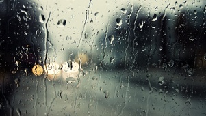 下雨天 治愈雨屏