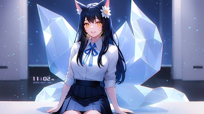 4K狐耳可爱女孩