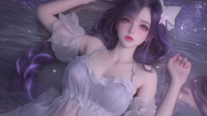 萌系可爱水上女孩