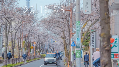 上班路上的美景