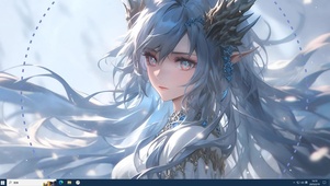 蓝色少女