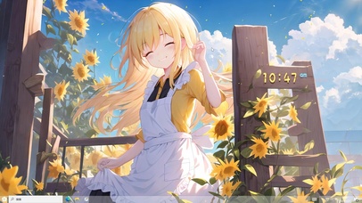 4k椎名真昼女仆向日葵美少女