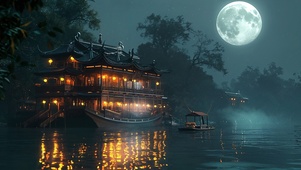 午夜游船