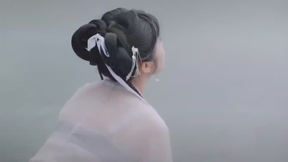 清新治愈系甜美笑容，可加音乐