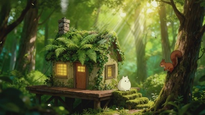 蕨茸小筑的晨光