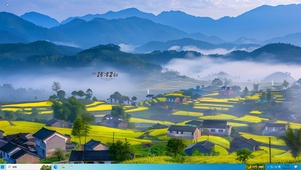 油菜花海