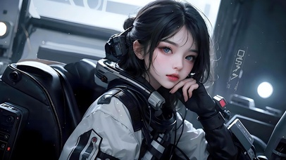 4K甜酷电竞美女