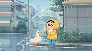 雨天的小新