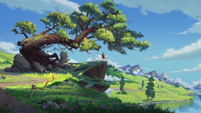 唯美治愈动漫风景