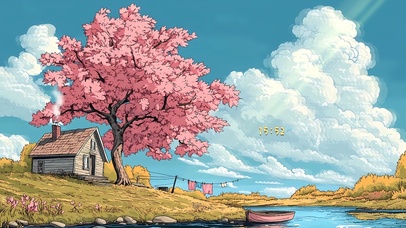 清新惬意田园生活