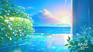 海景房门外的茉莉花