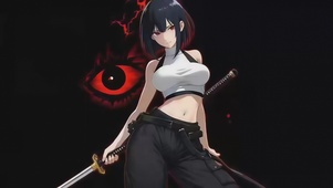 红瞳女剑士