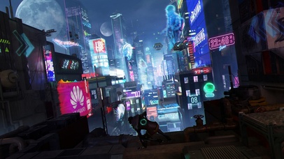 赛博朋克炫酷城市