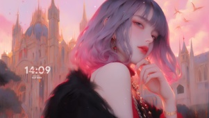 纯欲系短发美人