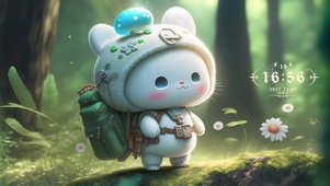 探险的小猫咪