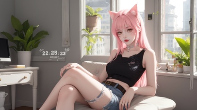 4K居家狐耳美少女