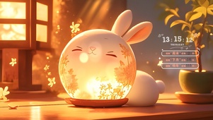 月亮兔子灯
