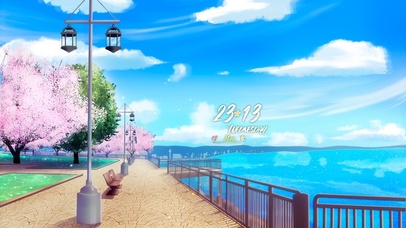 唯美治愈樱花小路