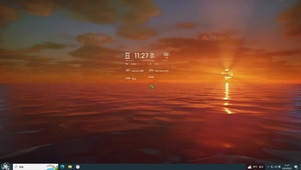 海上夕阳主题