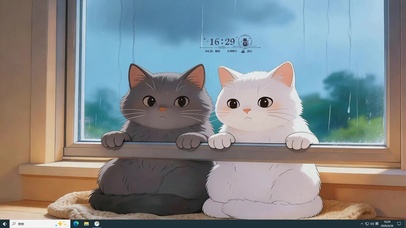 窗边的呆猫