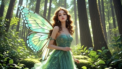 森林里的蝴蝶精灵