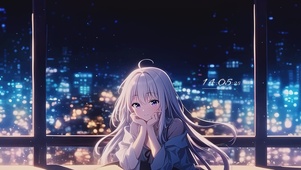 城市窗边少女