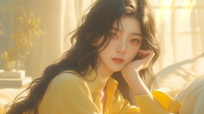 4K 夏日午后美女