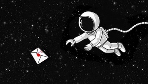 落在星空