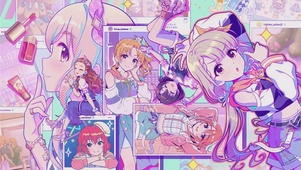 赛博美少女闪耀色彩