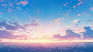 纯净治愈天空流动云彩