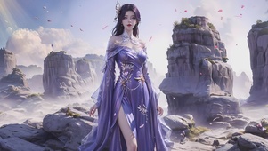 清纯古风美女云曦