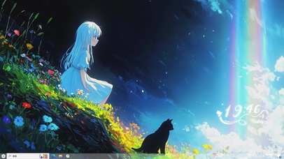 动漫小女孩-桌面主题