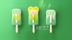 4k夏日冰淇淋