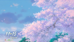 花瓣飘落