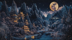 黑金AI插画