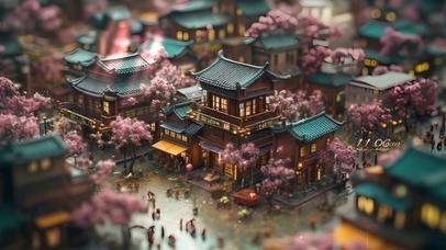 4K治愈桃花小屋