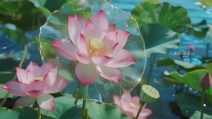梦幻荷花桌面