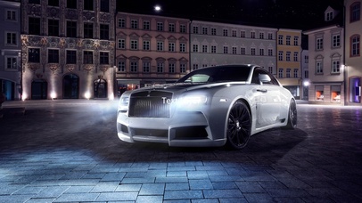 跑车高清夜晚繁星城市街道