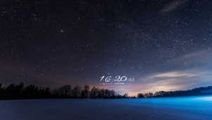 4K唯美治愈星空 星汉灿烂