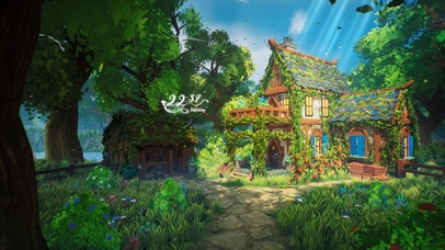 4K唯美动漫森林小屋