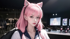 狐耳电竞少女