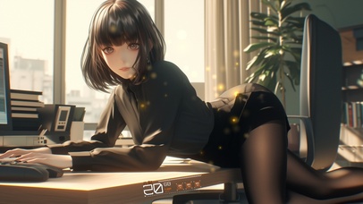 容光焕发，仪态万千