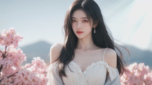清纯文艺治愈美女